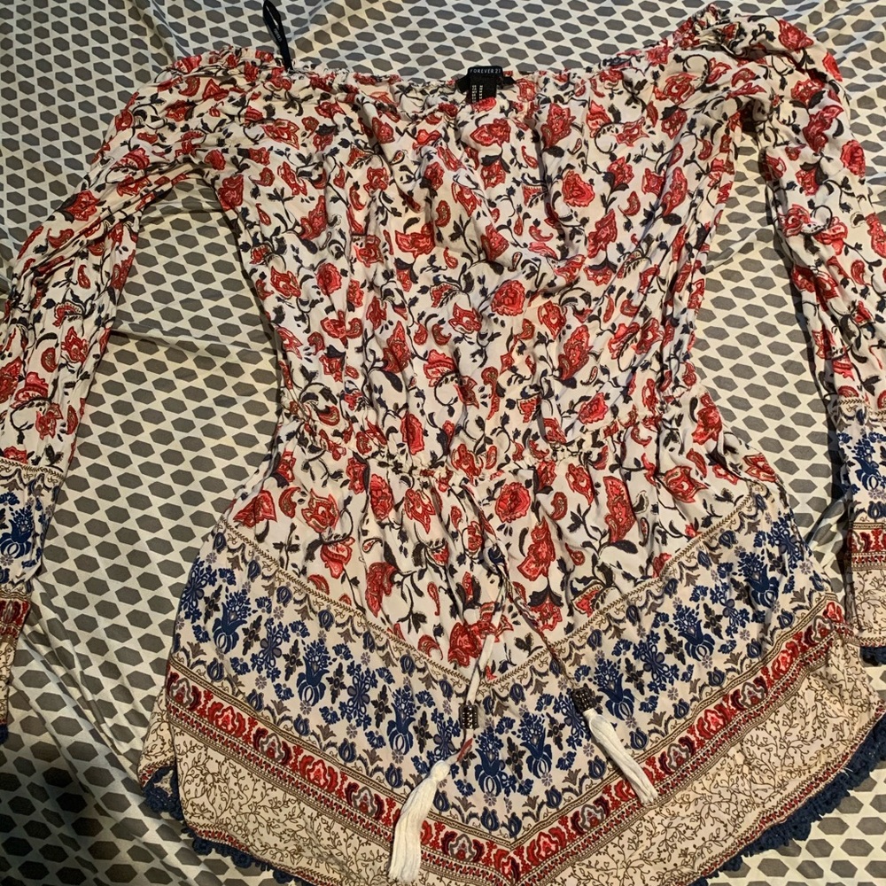 Forever 21 boho romper
